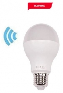 Лампа  LED А60 з датчиком руху 12w E27 4000K (061-NMS) LUXEL