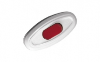 Luxel Вимикач для бра білий з червною кнопкой 1207