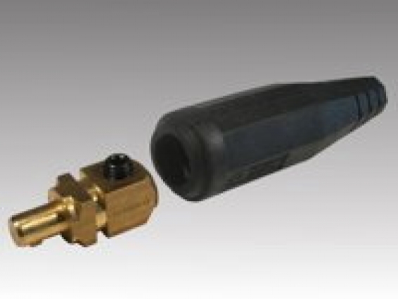 Штекер кабельный (Байонет "Папа") втулка 9 мм, под кабель 10-25 мм 2шт/уп