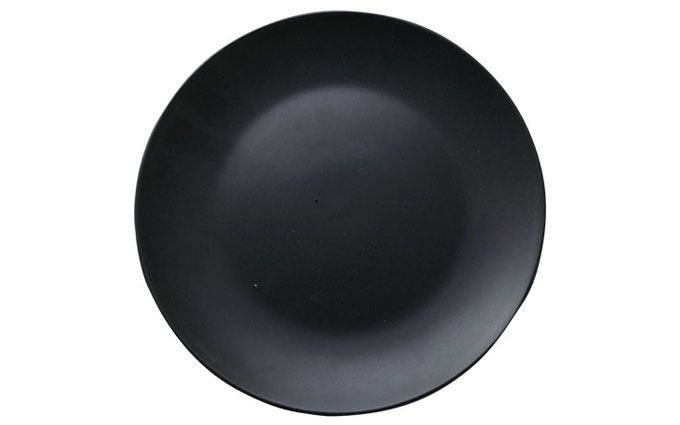 Чорна тарілка десертна  20см 4190-03