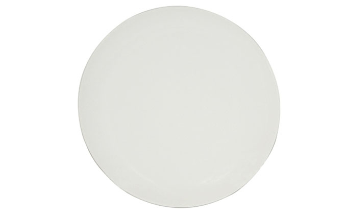 Біла матова тарілка десертна  20см 4190-01