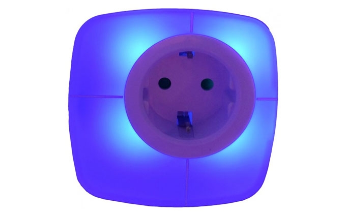 Ночник LED з розеткою 0,6w (NL-03W) Luxel