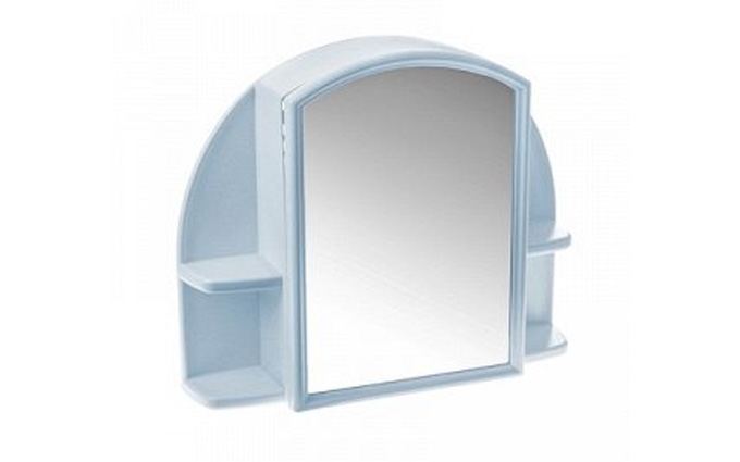 Шкафчик зеркальный Орион (светло-голубой) 508х424х123 мм