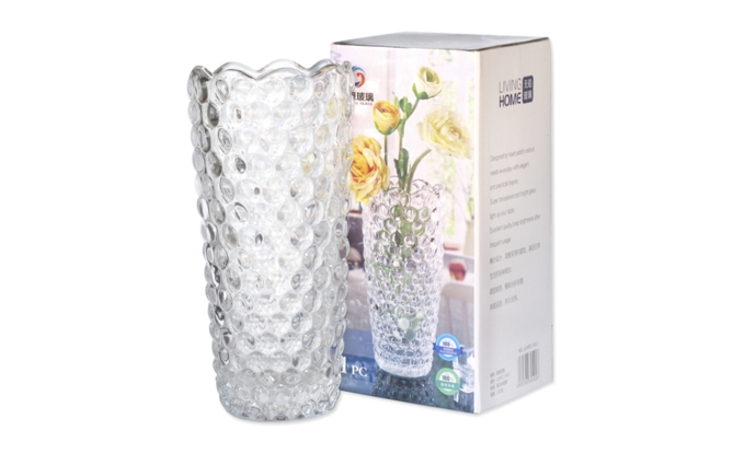 Ваза для квітів скляна Crystal "Nancy" 20см (YBCG-3000) (HP17-20-2)