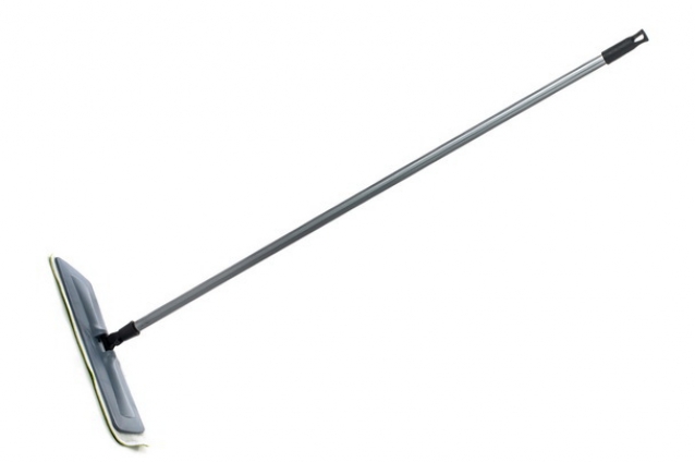 Швабра-полотер липучка  8205  микрофибра  41,5 см,метал  кий 110 см
