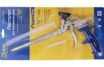 Пістолет для монтажної піни 335 мм FoamPro, тефл. покриття адаптера,редукційний регулятор Kubis0434