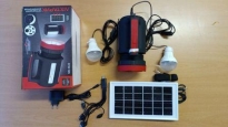 Ліхтарик світодіодний сонячна панель  акумулятор 5W+22 SMD ME-4522