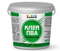 Клей ПВА 0,8кг Будівельний (6шт/уп).