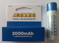 Батарейка акумулятор Arexes 18650 3.7v 2000mah