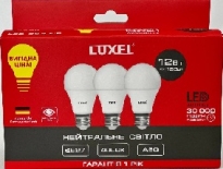 Лампа LED мультіпак А60 12w E27 4000K (064-NE) *3 шт