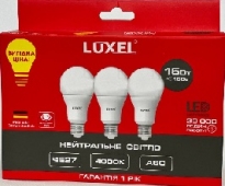 Лампа LED мультіпак А60 15w E27 4000K (065-NE) *3 шт
