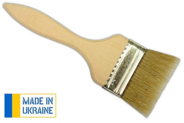 Кисть флейц толстая  75 5шт/уп Зроблено  в Україні