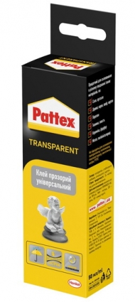 Pattex Transparent клей контакт 50ml прозорий