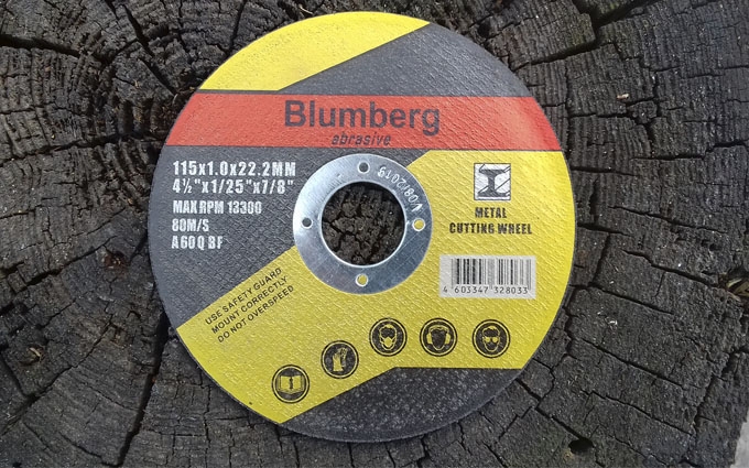 Круг отрезной по металлу 115x1.0x22 Blumberg (10шт/уп.)