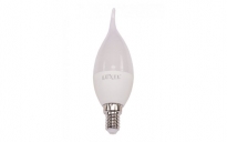 Лампа LED 6w свеча гнута E14 4000K (049-NE) Luxel