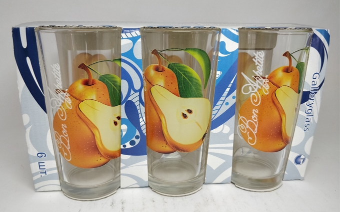 Набір склянок "Juice mix: яблуко,апельсин,ананас" п/п 200мл*6шт (05с1256)