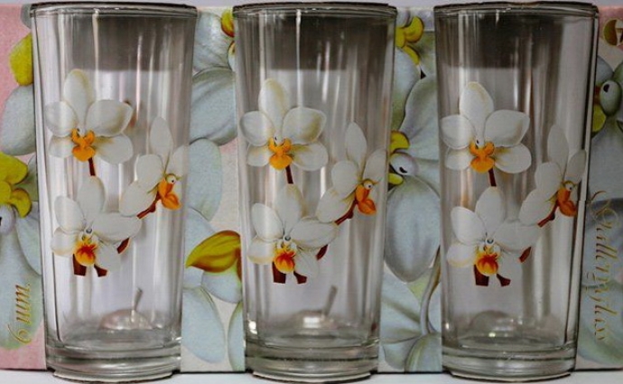 Набір склянок "Біла орхідея"(1вид)  200мл*6шт (05с1289)