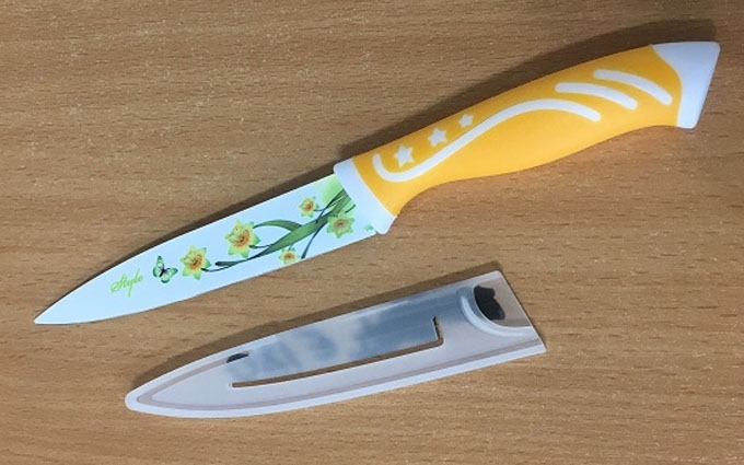 Нож кухонный металлокерамический 24см Е-180