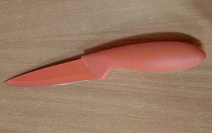 Нож кухонный металокерамический 22см 6000