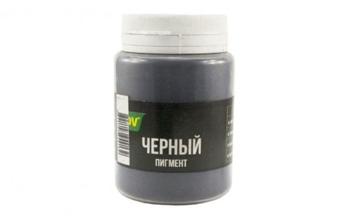 Пигмент для краски по бетону, черный, 70 гр пл. бут. Украина