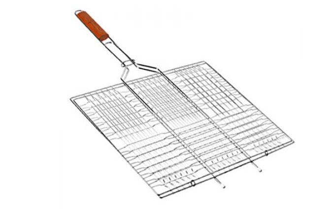 Решітка-гриль плоска средня 59х40х30см 0162