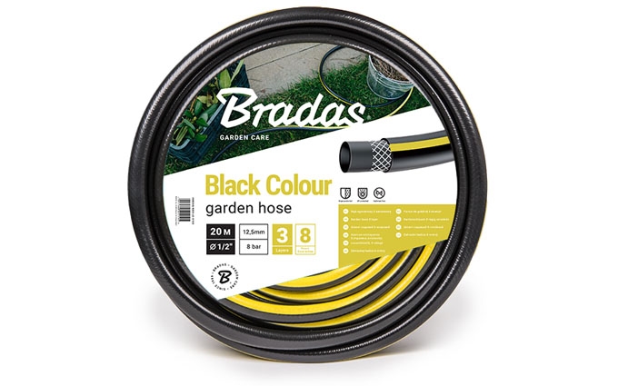 Шланг для полива BLACK COLOUR 1/2" 30м, WBC1/230 Италия