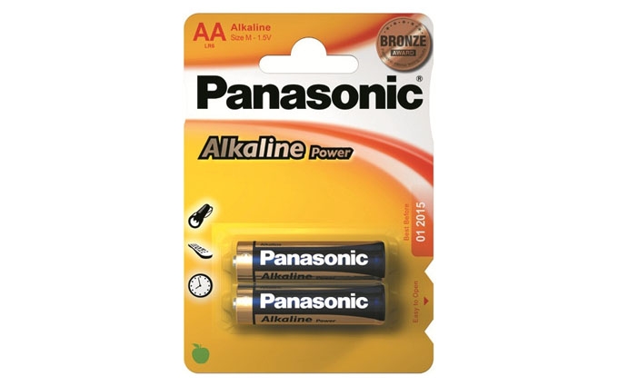 Батарейка  Panasonic R-3 alkaline power АА 2шт/уп
