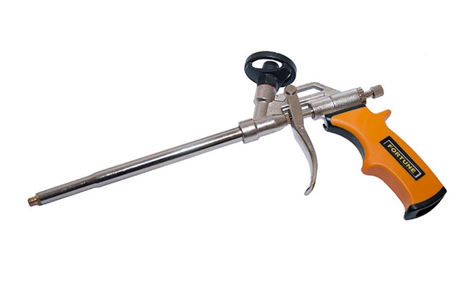 Пистолет для пены с тефлоновым покрытием, алюминиевый корпус Фортуна 051049