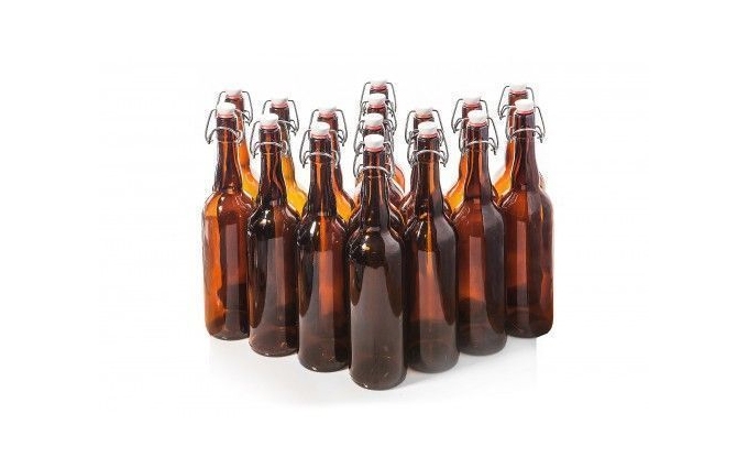 Бутылка стекляная Litva 2 1000мл коричнеая