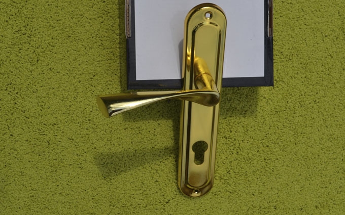 Ручка дверная CORONA 85мм золото кл/кл B28 Hi-luke
