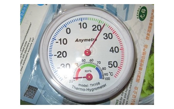 Термометр-гигрометр стрелочный 7,5 х 2,3 см TH108