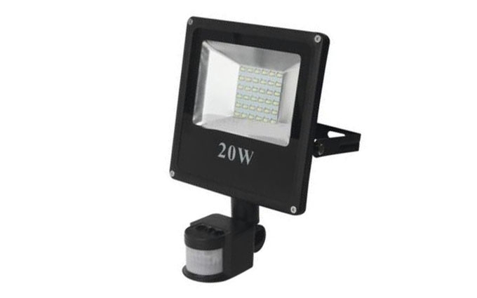 Прожектор  LED 20w (smd) с отражателем с датчиком