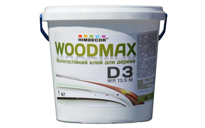 Клей для дерева вологостійкий Woodmax D-3  1кг